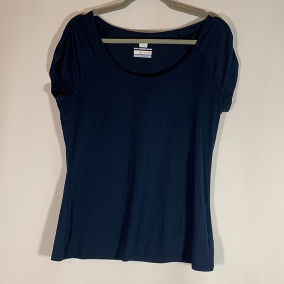 Columbia Omni Freeze Zero Navy Blue T-Shirt - Picture 6 of 8